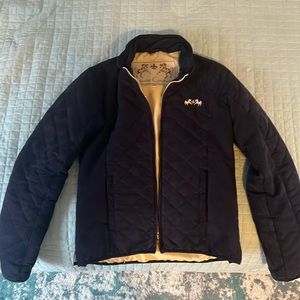 Equine couture quilted riding jacket